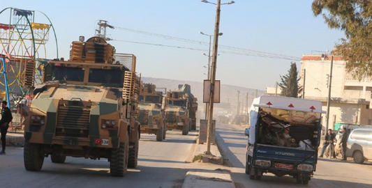 TURKISH ARMY CROSSES SYRIAN BORDER INTO IDLIB, ENGAGES WITH PRO-REGIME FORCES