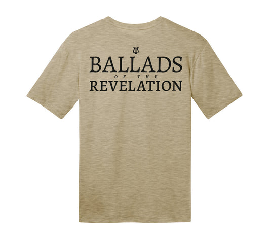 T-Shirt Ballads - TITLE -  TAN