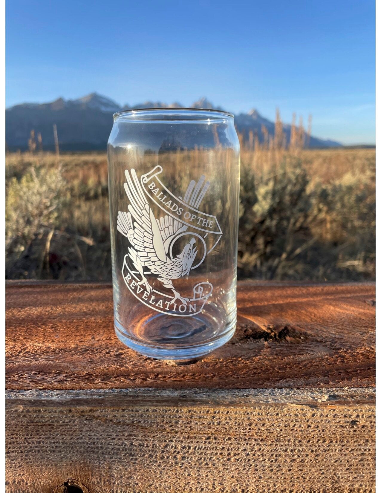 Glass Soda Can - 16oz - EAGLE